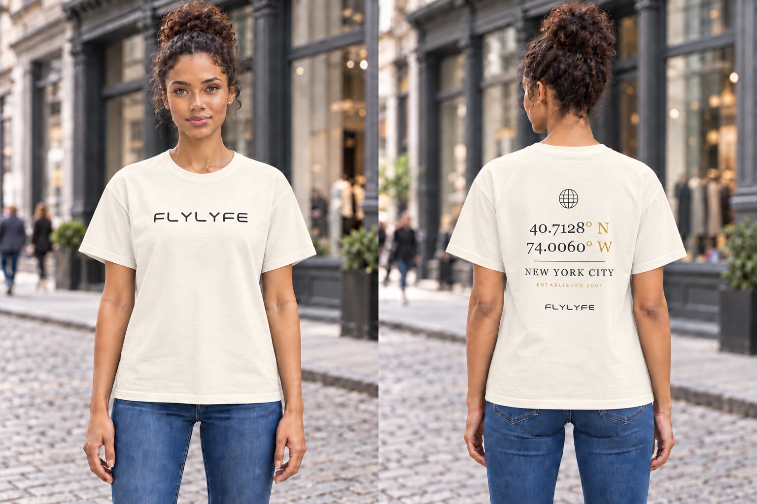 Coordinates · Relaxed — front and back on a model